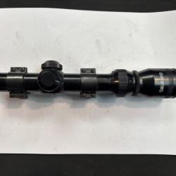 magnifique lunette TASCO 1-3.5x20 a vendre aux encheres , reticule en croix