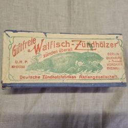 Boite d'allumettes compl&eacute;te Allemand 14/18  WW1 (111)+