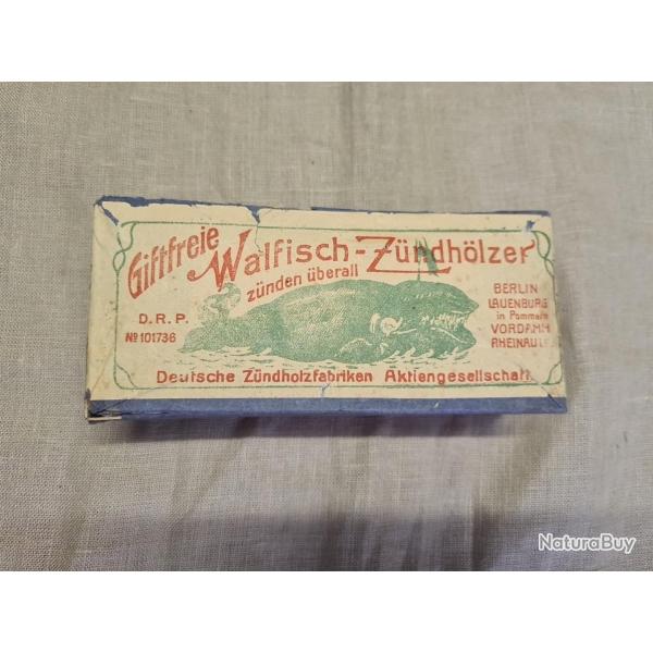 Boite d'allumettes compl�te Allemand 14/18  WW1 (111)+