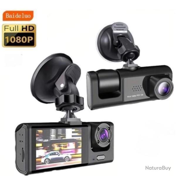 Cam�ra de tableau de bord 1 euro sans r�serve vision nocturne IR 1080p 2cam�ras .dashcam