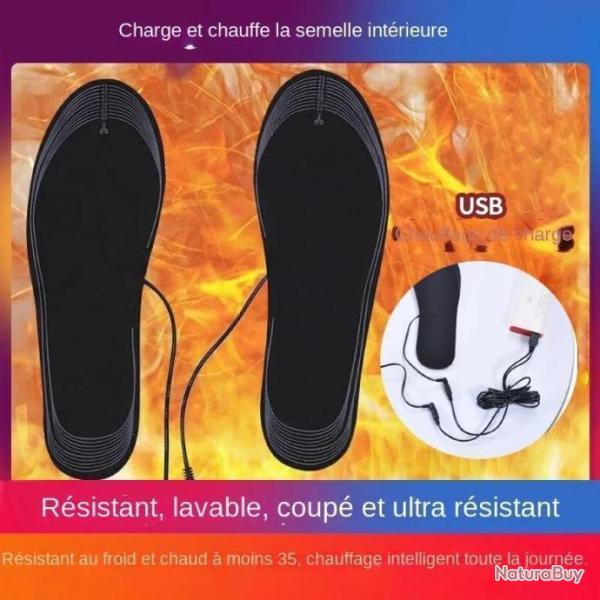 Semelles chauffantes 1 Euro sans r�serve...dispo de suite Lavables l�g�re top qualit� A3