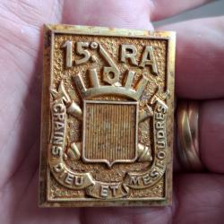 INSIGNE 15 REGIMENT ARTILLERIE