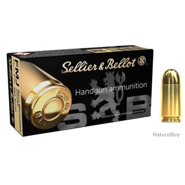 SELLIER BELLOT cal.380 Auto - 9mm Court FMJ X50