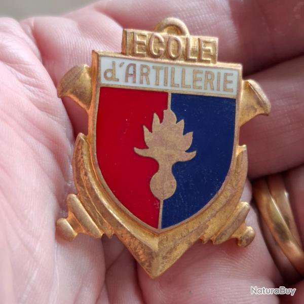 INSIGNE ECOLE ARTILLERIE