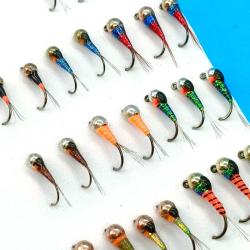 Lot de 23 Nymphes Perdigones - Hame&ccedil;ons #14 (Sans Ardillon)