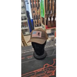casquette Browning marron drapeau am&eacute;ricain