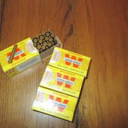 LOT DE 4 BOITES DE 22  WINCHESTER MAGNUM