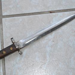 Ba&iuml;onnette anglaise Martini Henry sans fourreau