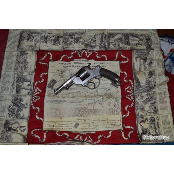 revolver d'ordonnance Mle 1873 dans son jus aucun jeu superbe canon tout au num�ro