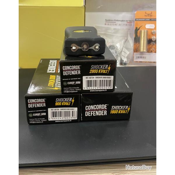 Electrochoc / Lampe rechargeable - Concorde Defender 900 kvolt