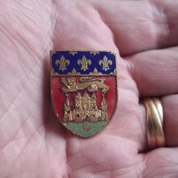 INSIGNE EMAIL BLASON VILLE DE BORDEAUX ( ANCIEN )