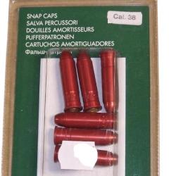 Douilles Amortisseur alu anodise Calibre 38/357 mag x6