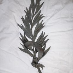 Grande palme en bronze  comm&eacute;moration