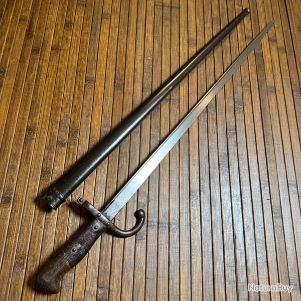 BELLE BA�ONNETTE GRAS DE ST �TIENNE 1876 ET MONOMATRICULE