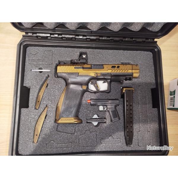 CANIK TTI COMBAT + point rouge vortex defender