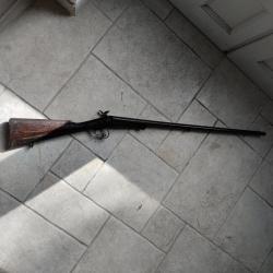 Fusil de chasse &agrave; broche, deux coups. Cal. 16