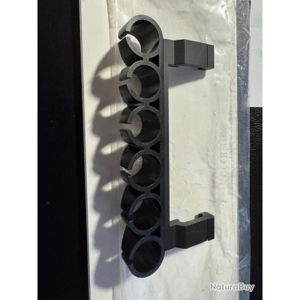 SUPPORT LAT�RAL PORTE CARTOUCHE EN M�TAL , CALIBRE12-MONTAGE PICATINNY 20MM