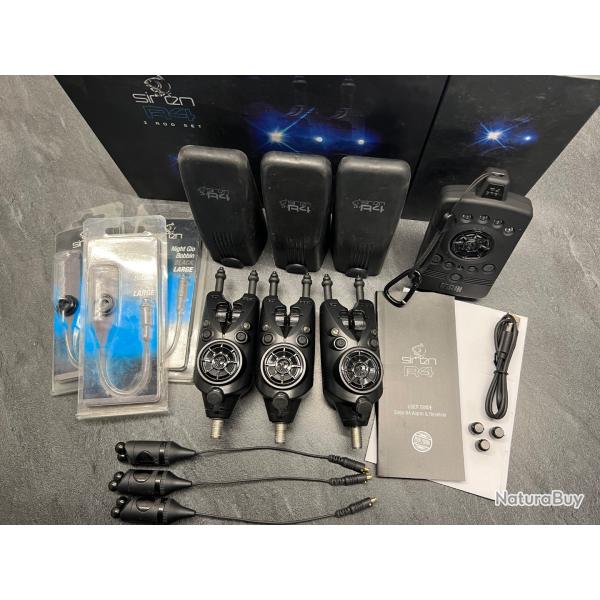 Coffret 3+1 Nash R4 avec hangers