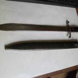 Baionnette sabre argentin 1909