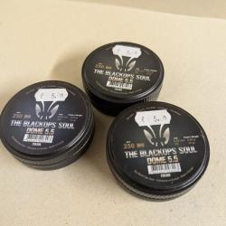 Lot de 3 bo&icirc;tes de plombs THE BLACK OPS SOUL DOME 5.5 par 250