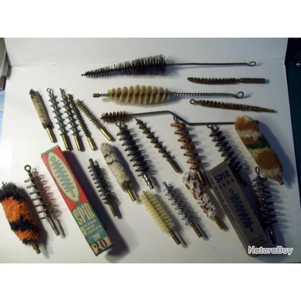 lot d' �couvillons divers calibres pour arme