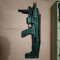 Airsoft Glock 17 ASG avec crosse APS CARIBE action combat