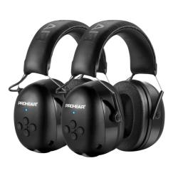 2XCasques Anti-Bruit &Eacute;lectronique Bluetooth - R&eacute;duction Active du Bruit NRR 25 dB - Chasse & Travail