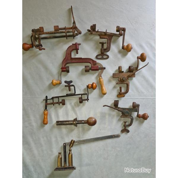 Lot de sertisseurs divers calibres