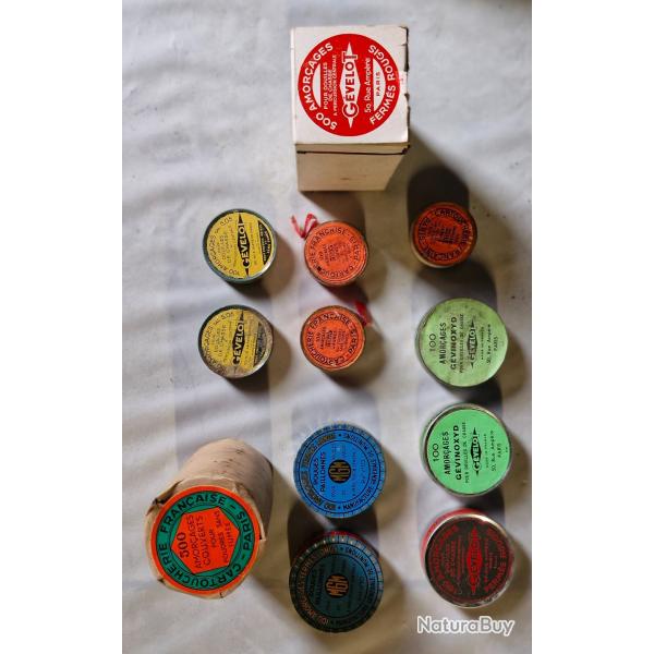 Lot de divers amorces.