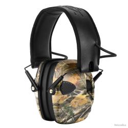 CASQUE ANTIBRUIT &Eacute;LECTRONIQUE ZOHAN - CAMO - LIVRAISON GRATUITE