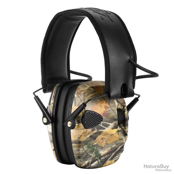 CASQUE ANTIBRUIT �LECTRONIQUE ZOHAN - CAMO - LIVRAISON GRATUITE