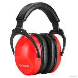 CASQUE ANTIBRUIT POUR ENFANT ZOHAN - NRR 22dB - ROUGE - LIVRAISON GRATUITE