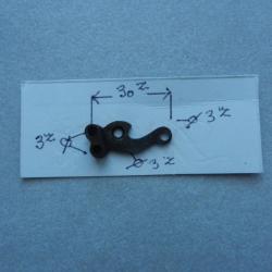 pi&egrave;ce d&eacute;tach&eacute;e bride de noix de fusil de  chasse ancien a percussion