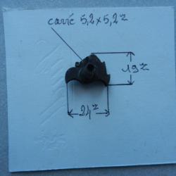 noix de fusil de  chasse ancien a percussion