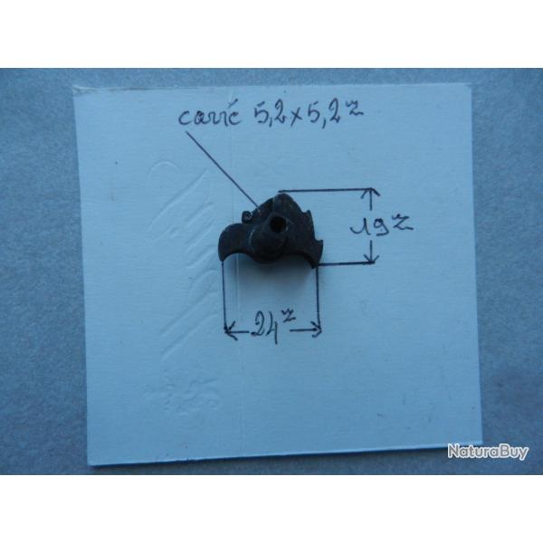 noix de fusil de  chasse ancien a percussion
