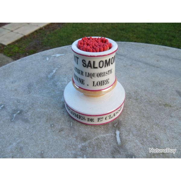 Ancien pyrog�ne publicitaire"VINCENT SALOMON-Distillateur Liquoriste"de Bistrot/Estaminet(Vers 1900)