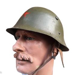 Casque lourd arm&eacute;e Bulgare M-36 -1936-1970- Tour de t&ecirc;te 56/57