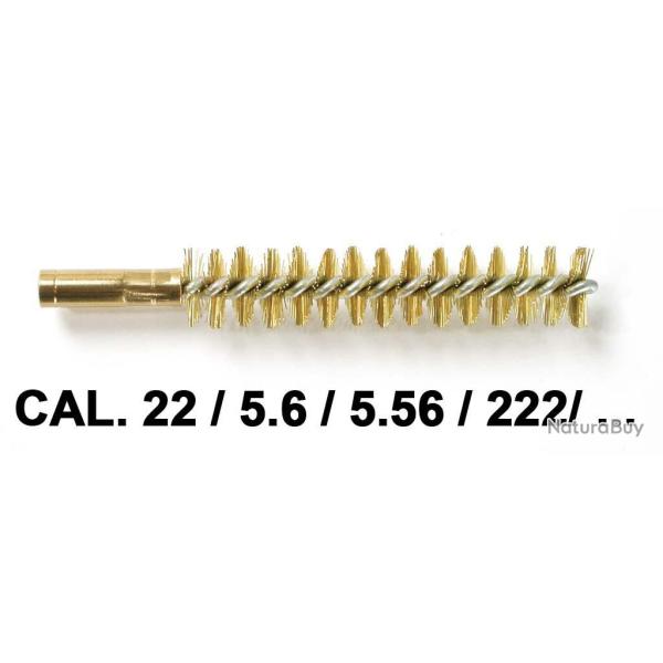 Ecouvillons laiton calibre .22 / 5.6 / 5.56 / .222 / .223 - Vendu � l'unit�