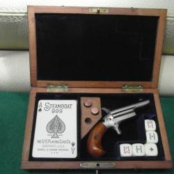 Superbe Colt Deringer 3&egrave; Mod&egrave;le En Coffret De "gambler"