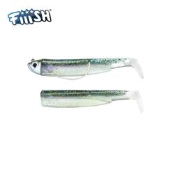 LEURRE FIIISH BLACK MINNOW N&deg;1 70 COMBO SHORE 3 GR GHOST MINNOW