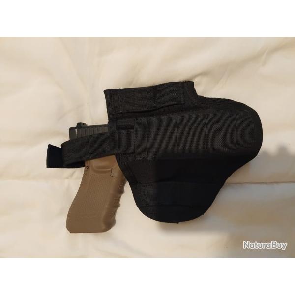 Holster universel noir pour ceinture