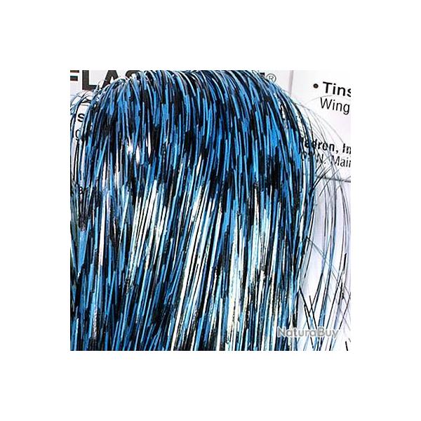 Flashabou Grizzly Bleu barr� noir