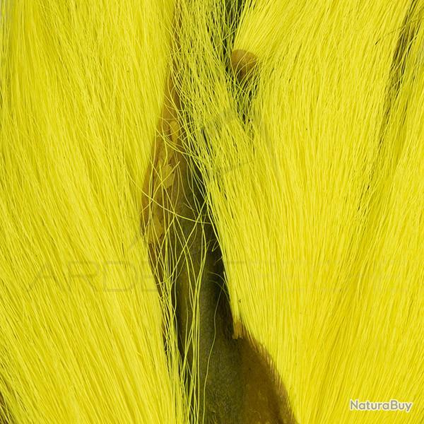 Bucktail queue de daim Large Fluo jaune