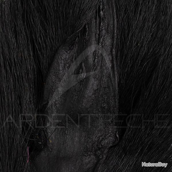 Bucktail queue de daim Large Noir