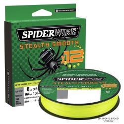 Tresse Spiderwire Stealth Smooth 12 Braid 150m Yellow 23/100