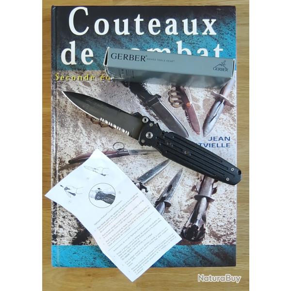 Couteau militaire pliant GERBER " Applegate Fairbairn Combat Folder " (2006) .