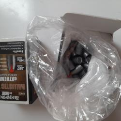 1 boite Crosman Benjamin Nosler BPN357 Cal 145 g (incomplete 22 plombs sur 25)