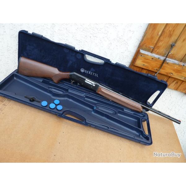 SEMI-AUTO BERETTA AL390 SILVER MALLARD CAL. 12/76 AVEC SA MALLETTE ET SES CHOKES