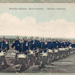 CPA -Deutsche Infanterie .Regimentsmusik  -Infanterie Allemande -N&deg;7394