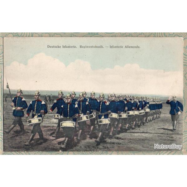 CPA -Deutsche Infanterie .Regimentsmusik  -Infanterie Allemande -N�7394